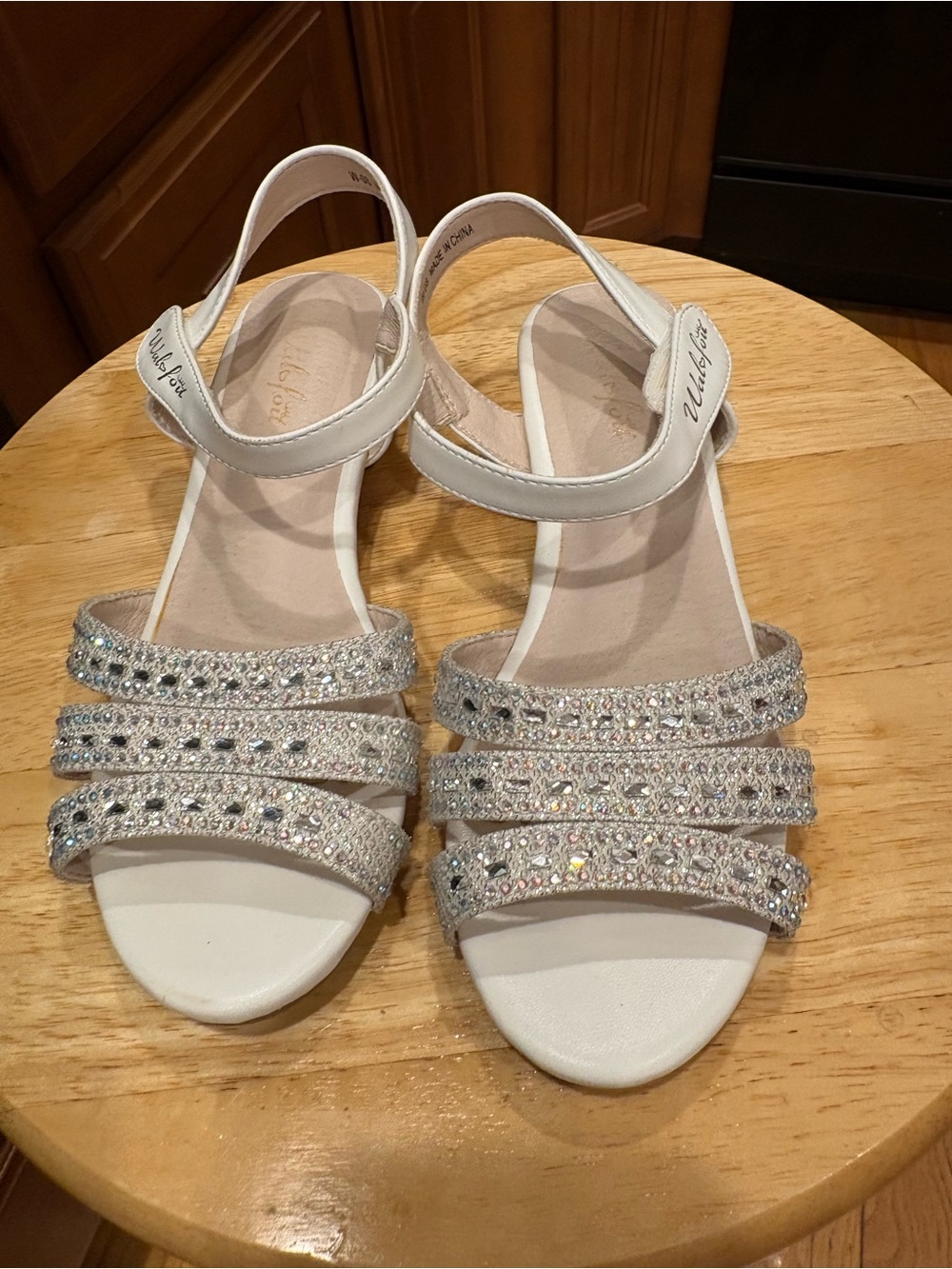 Wal Fou Rhinestone Strappy shoes NEW in Box!